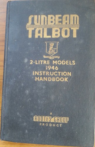 Sunbeam talbot litre - talbot,