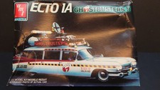 AMT 1959 CADILLAC AMBULANCE STARTED - 1/25 SCALE MODEL KIT COLLECTION LOT 235