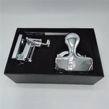 El Casco Chrome Plated Hole Punch & Stapler Desk Set BOXED VGC 