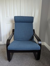 IKEA POANG Armchair, black