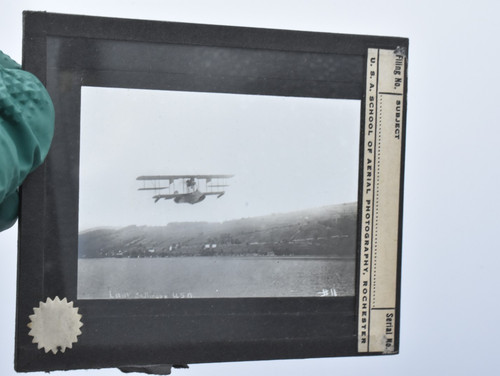 Wwi glass slide school - glass, aerial