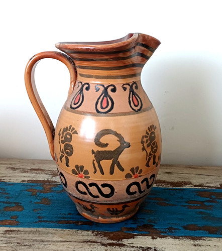 Vintage italian pottery vase - vintage,