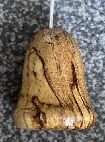 Hand turned wooden - light, pull