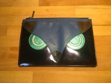 Whistles leather clutch bag