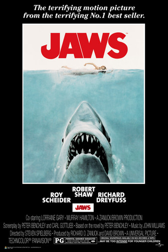 Jaws movie poster inch by - movie, 24-inch