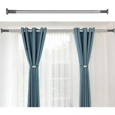 Tension Curtain Rod, Extendable Curtain Pole for Windows & Bathroom