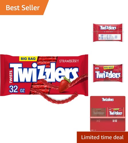 Twists strawberry licorice - strawberry,