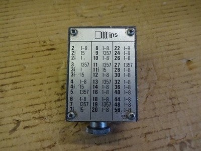 Harrison m300 thread dial - harrison,