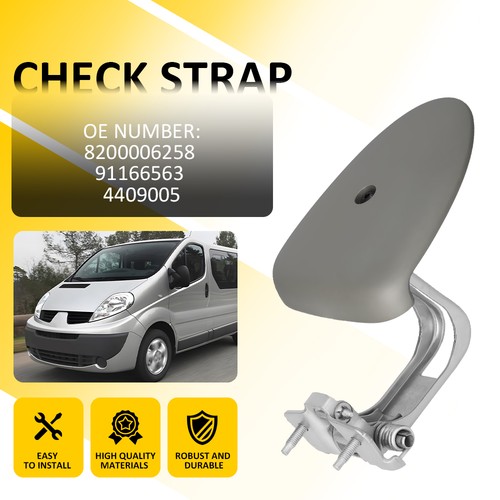 Door check strap - door, rear