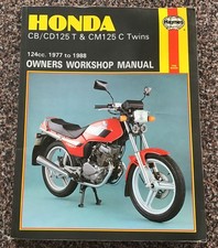 Honda CB/CD125T & CM125 C Twins 124cc 1977 to 1988 Haynes Owners Workshop Manual