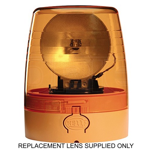 Lens rotating beacon - rotating,