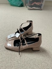 UK 7 40 ZARA BLOCK HEEL Mary