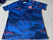 England 2022 Nike Pre-match warm up shirt XL 23” pit to pit