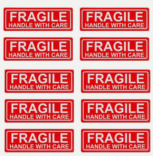 Handle with care fragile - with,