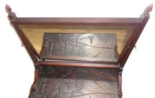 Antique Quality Arts & Crafts Mahogany swing mirror dressing table or bathroom