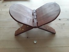 Book Stand.  Hand carved from