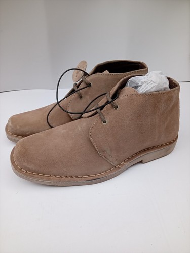 Mens real suede desert - suede, boots