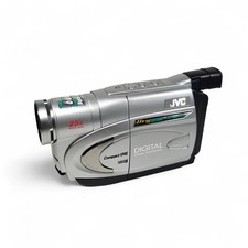 JVC GR-FX17 Camcorder VHSC 800x Zoom Analog Video Camera, Charger, Bag