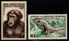 FRENCH WEST AFRICA SG82/3 1955