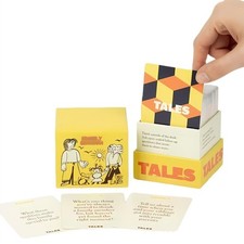 150Pcs Yellow Conversation Card Family TALES Game Cards Desktop Party Game Toys