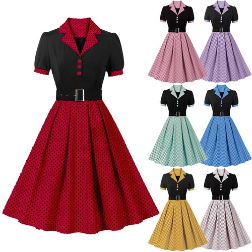 Ladies 1940s vintage dots - ladies,