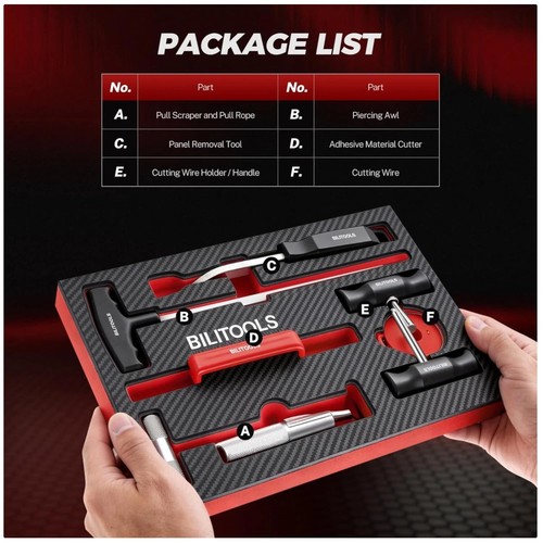 Windshield removal tool - windshield, for