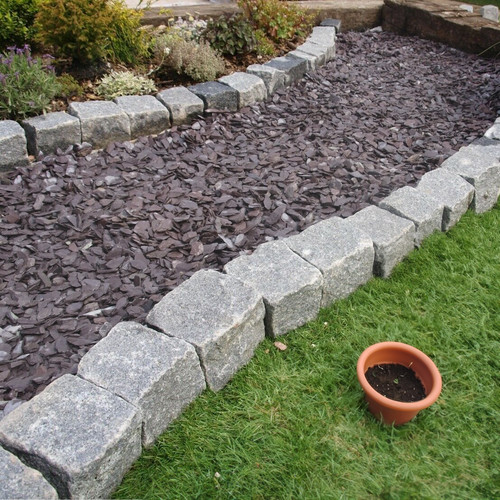 40mm plum slate - slate, chippings