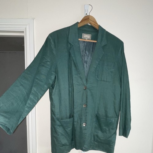 Monsoon green linen long - monsoon,