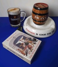 Guinness ashtray match - ashtray, &