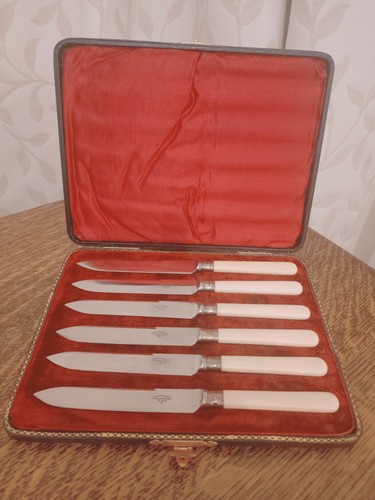 Antique gift box set tea - set, x