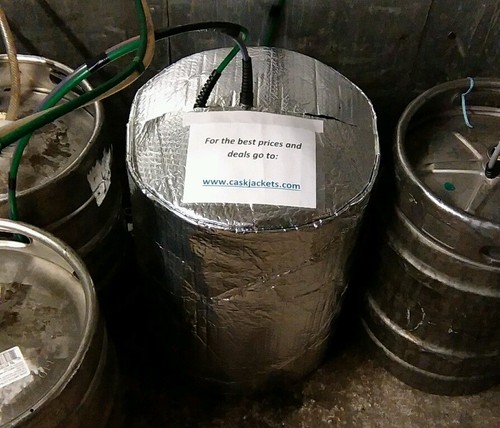 Insulated keg jacket - 2, ice