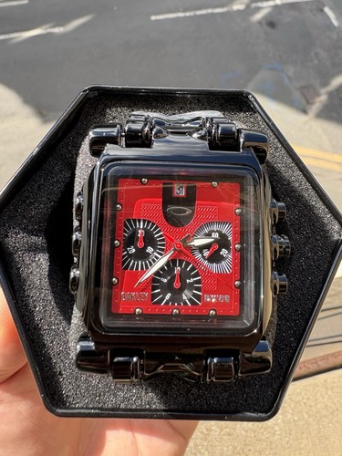 Oakley minute machine red dial - oakley,