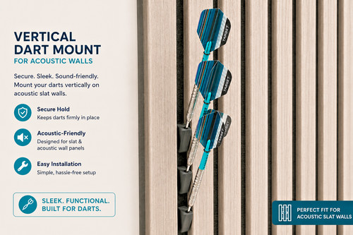 Vertical dart wall mount - vertical,