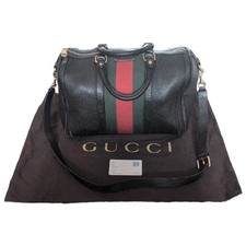 Pre-Owned Gucci Black Leather