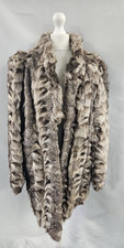 Vintage Real Fox Fur Coat Size