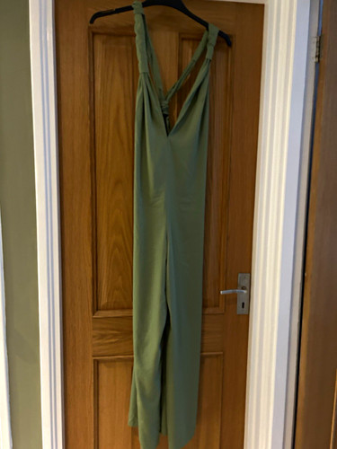Asos design green - green, v-neck