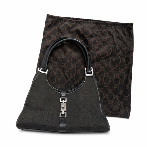 Gucci jackie canvas black - jackie,
