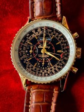 Rare Breitling 18K Gold Datora