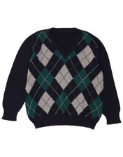 VINTAGE Womens V-Neck Jumper