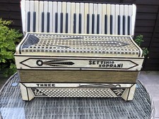 Settimio Soprani Three  Piano Accordion 41 treble keys, 120 Buttons