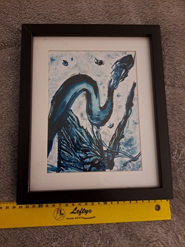 Modern dragon art - art, original