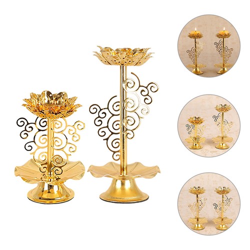 2pcs reusable alloy lotus - 2pcs,