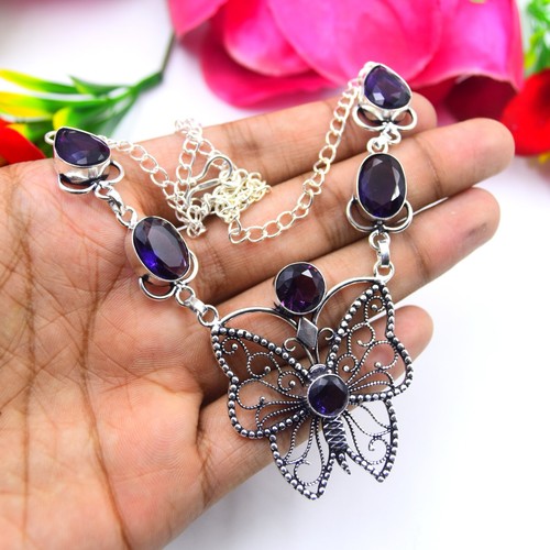 Purple amethyst gemstone - purple,