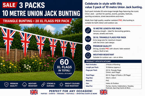 Packs metre union jack - metre,