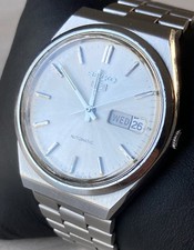 Vintage Seiko 5 Round Silver