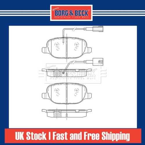 Brake pads set rear - set,