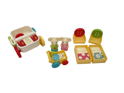 Elc happyland mice figures - happyland, &