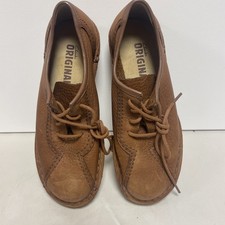 Clarks Originals Tan Women Leather Lace Up Shoes