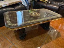 NEW VENUS WALNUT FINISH ITALIAN HIGH GLOSS COFFEE TABLE