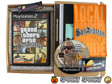 Grand Theft Auto San Andreas PS2 - UK PAL VGC CIB with Map - Reg - Tracked